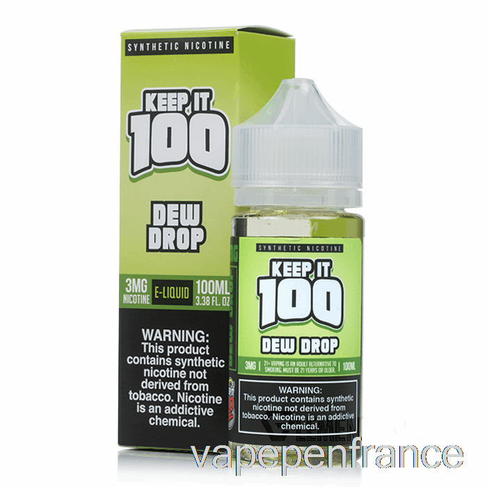 Goutte De Rosée - Gardez-la 100 - 100 Ml 0 Mg Stylo Vape